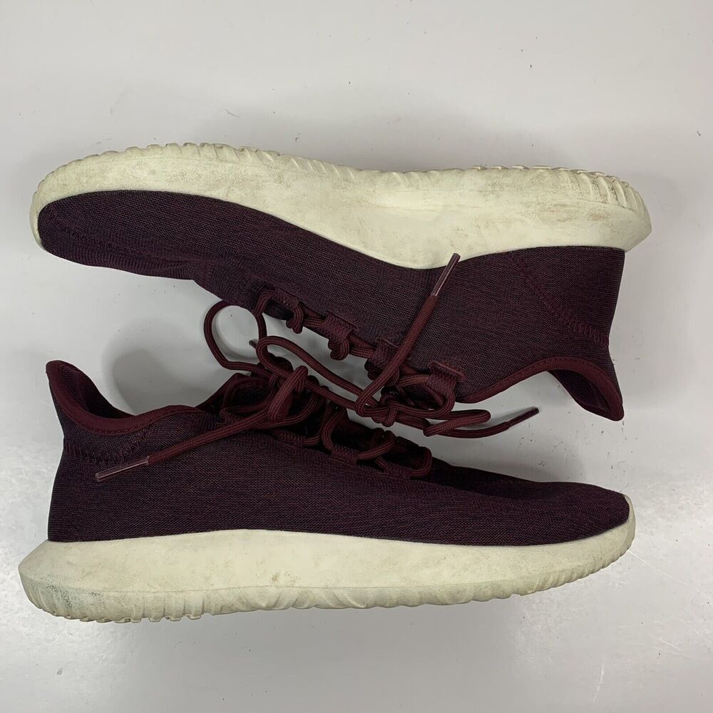 Adidas Size 10 Sneakers Original Tubular Shadow Maroon Fashion Shoes Women’s - Picture 5 of 11